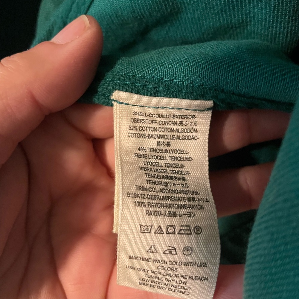 Free People Green Blazer Jacket - Picture 9 of 9
